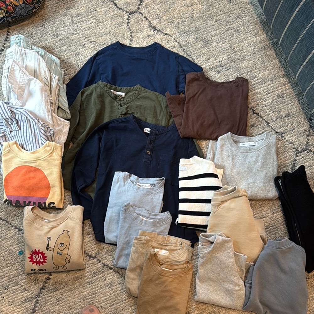 Assorted Casual Shirts and Pants Collection